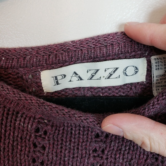 Pazzo Burgandy XL Sweater - Picture 6 of 7